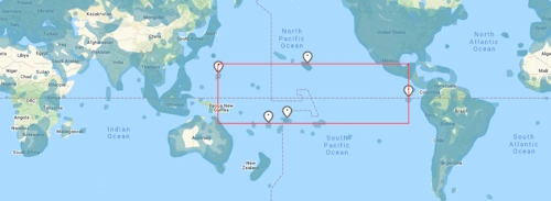 Bornes pacifiques visuelles